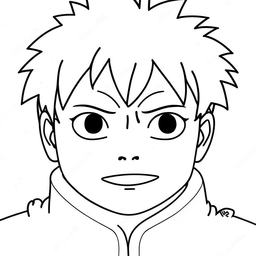 Gaara Coloring Page | Gaara coloring page