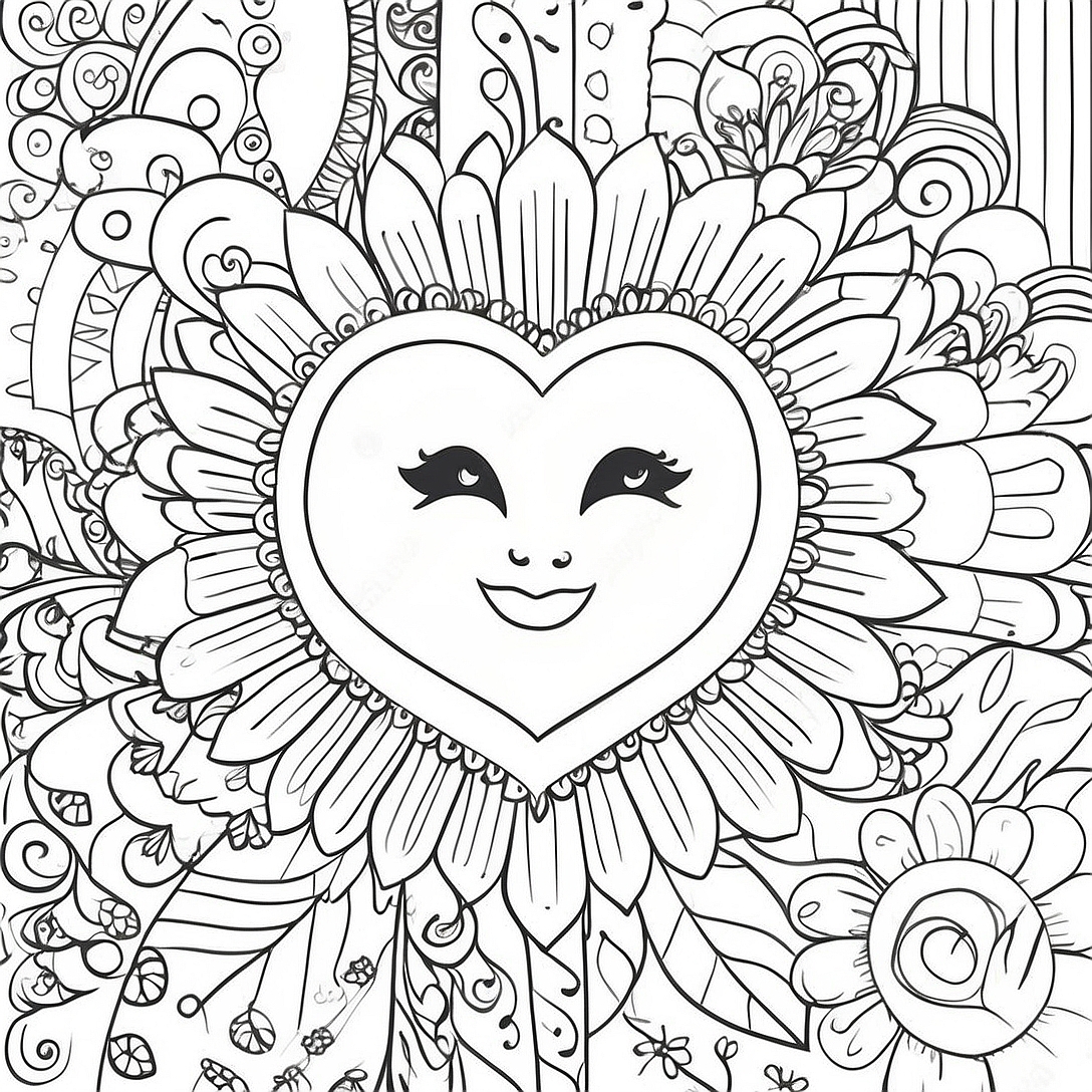 Positive Affirmation Coloring Page | Encouraging coloring page
