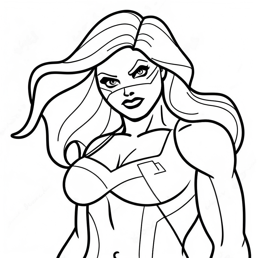 She Hulk Coloring Page | She Hulk coloring page