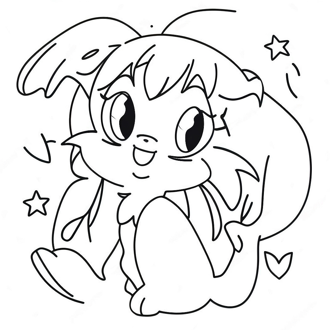 Tokyo Mew Mew Coloring Page | Tokyo Mew Mew coloring page