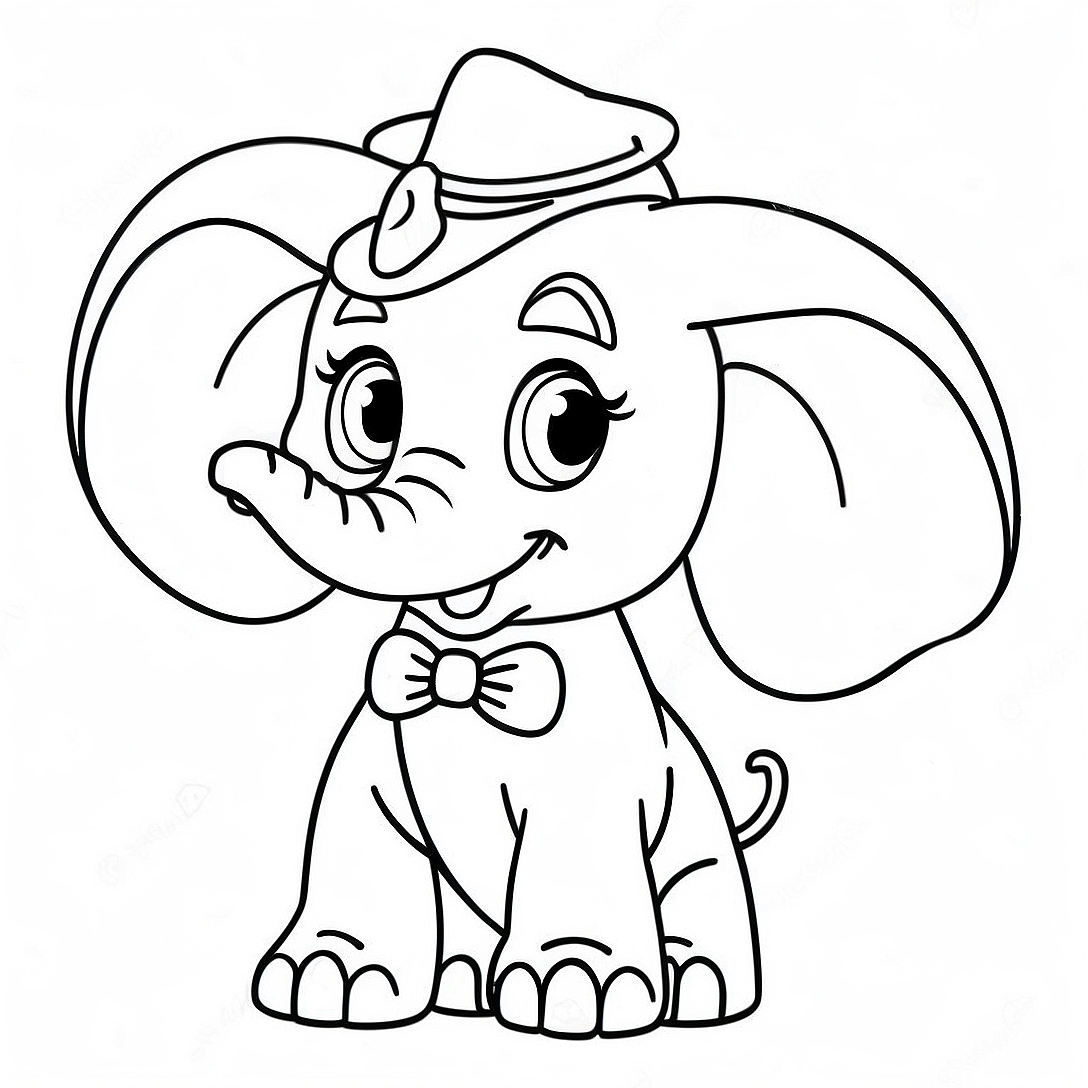 Dumbo Coloring Page | Dumbo coloring page