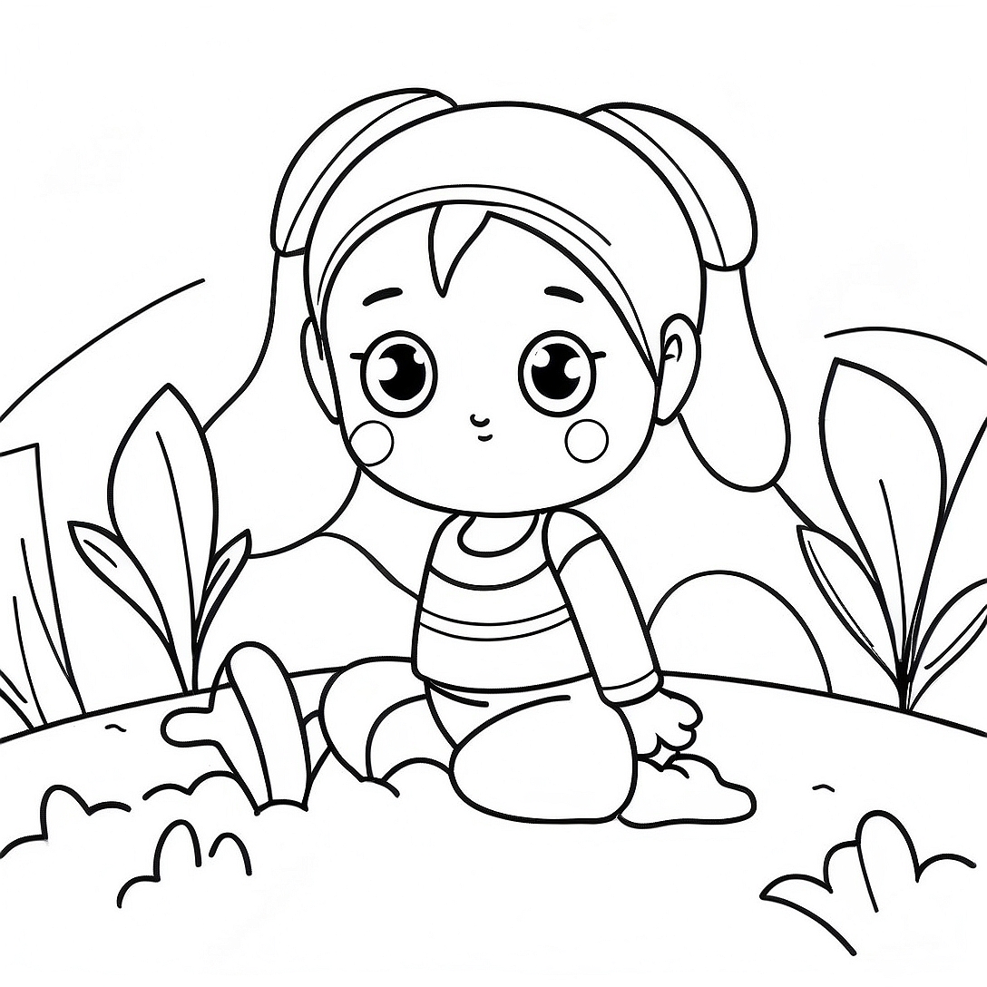 Oshi no Ko Coloring Page | Oshi no Ko coloring page