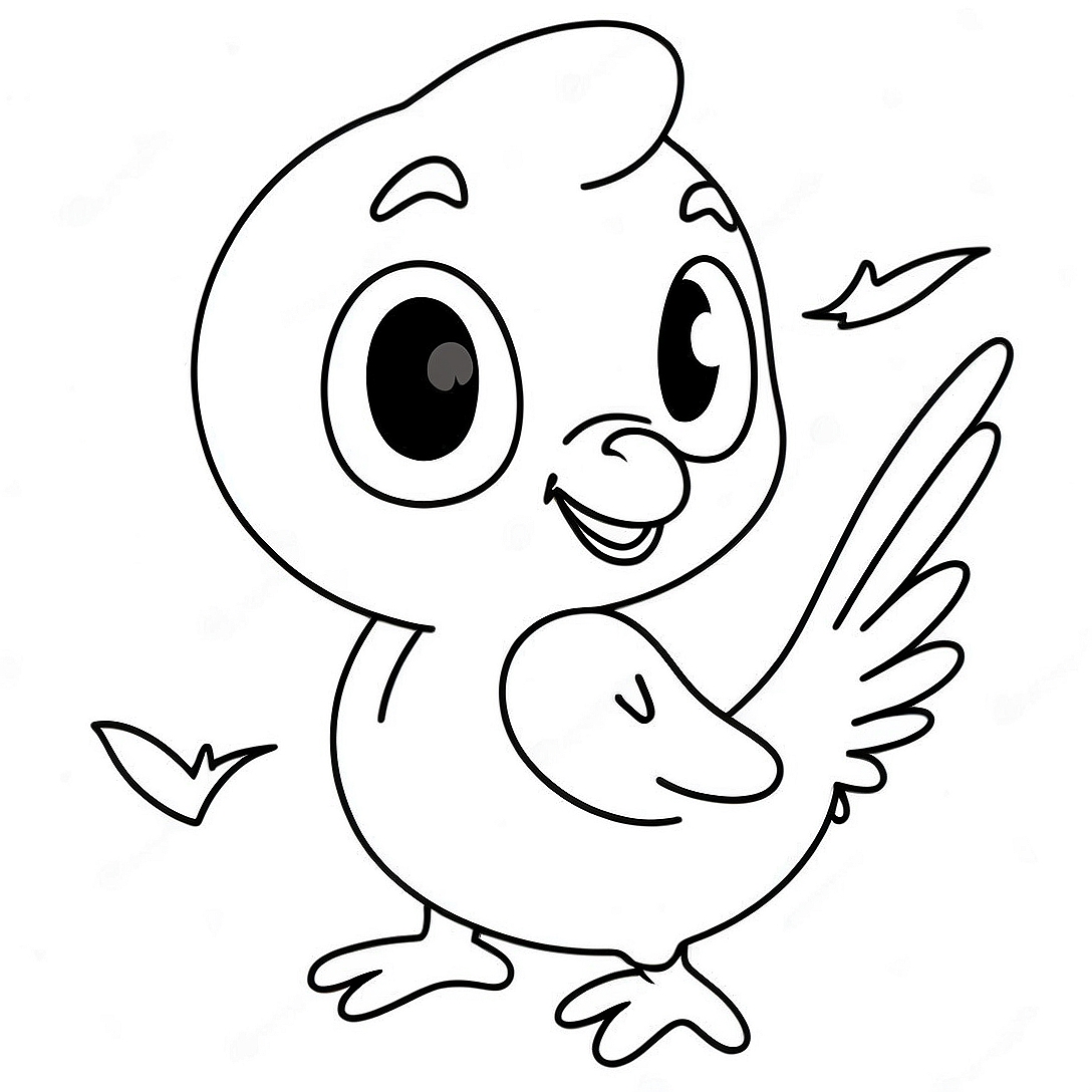 Tweety Bird Coloring Page | Tweety Bird coloring page