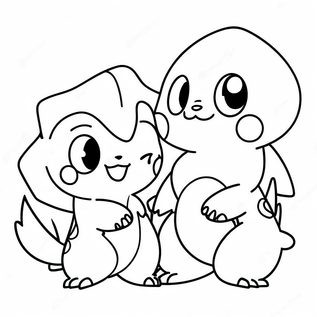 Pokemon Scarlet and Violet Coloring Page | Pokemon Scarlet and Violet coloring page