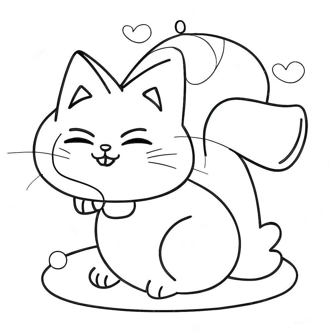 Charming Sprigatito Coloring Page | Pokemon Scarlet and Violet coloring page