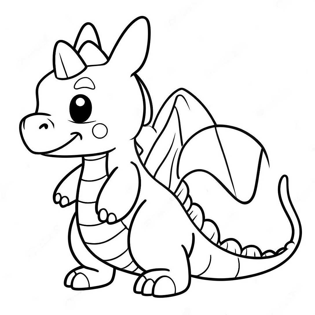 Dragonite Coloring Page | Dragonite coloring page
