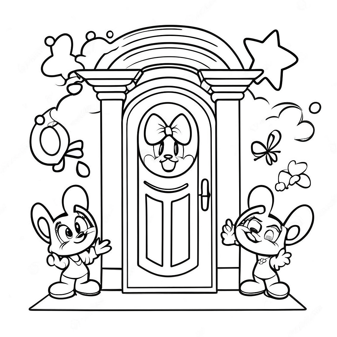 Disney Doorables Coloring Page | Disney Doorables coloring page