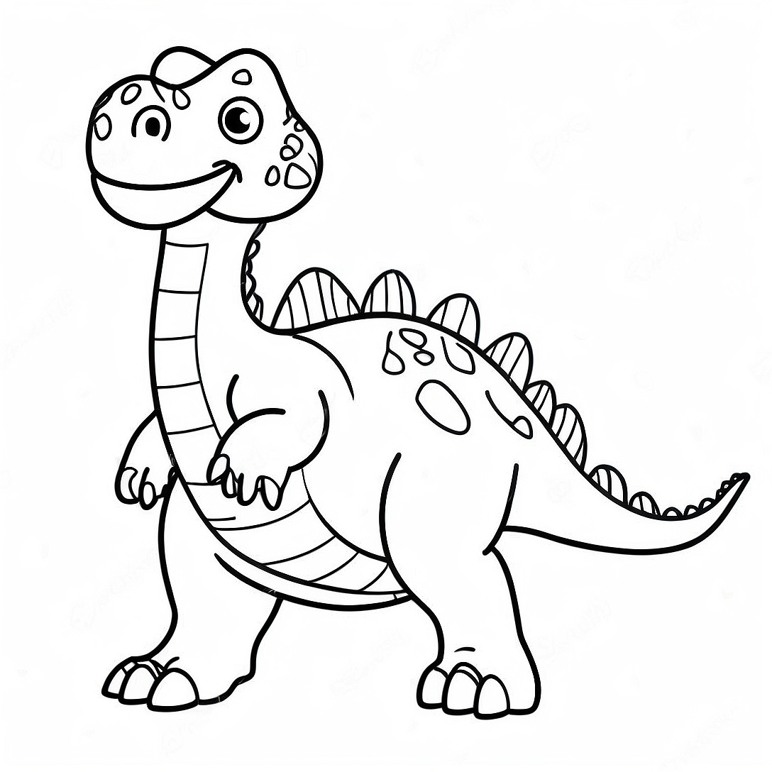 Big Dinosaur Coloring Page | Big Dinosaur coloring page