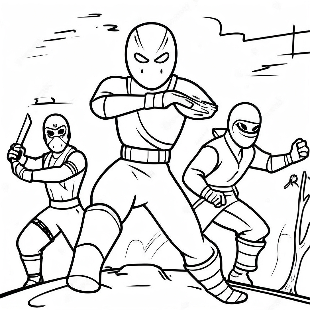 Epic Fortnite Ninja Battle Coloring Page | Fortnite Ninja coloring page