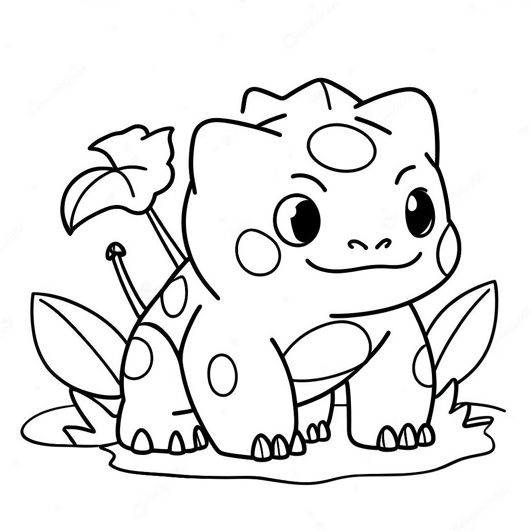 Bulbasaur Coloring Page | Bulbasaur coloring page