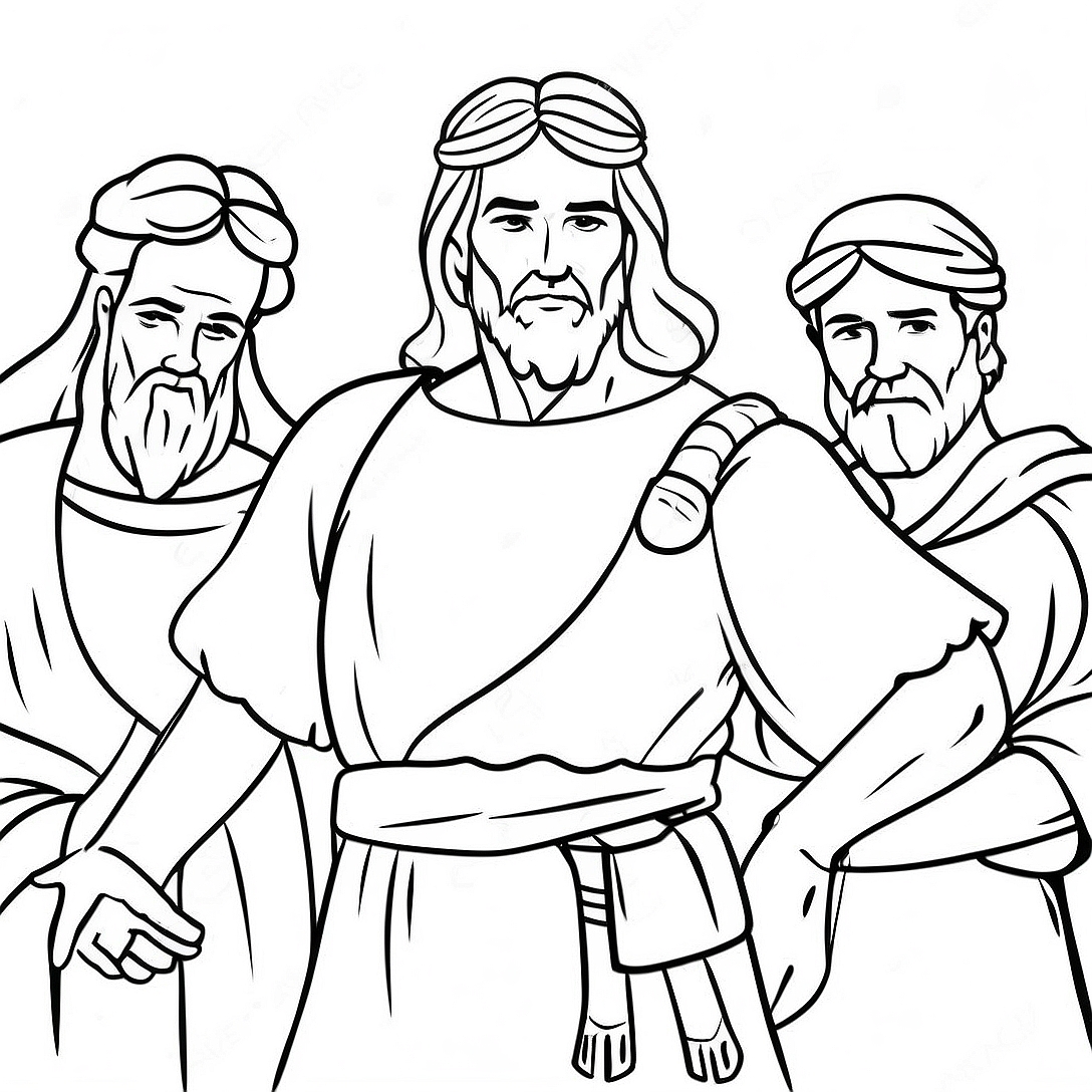 Bible Heroes Coloring Page | Bible Heroes coloring page