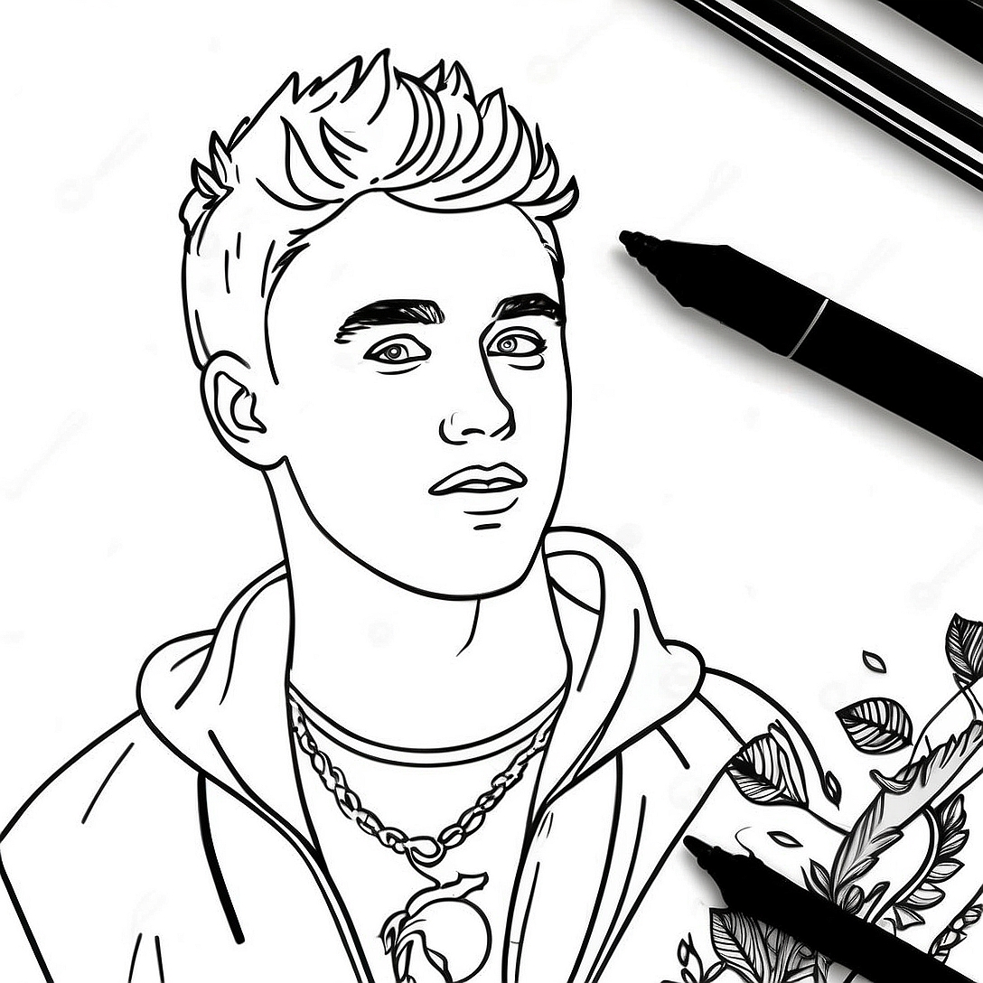 Jake Paul Coloring Page | Jake Paul coloring page