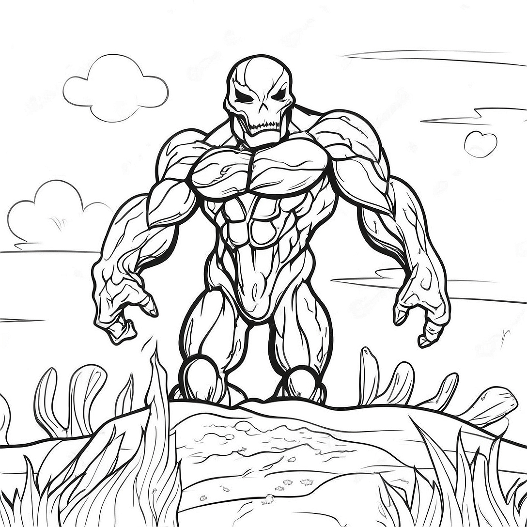 Wither Storm Coloring Page | Wither Storm coloring page