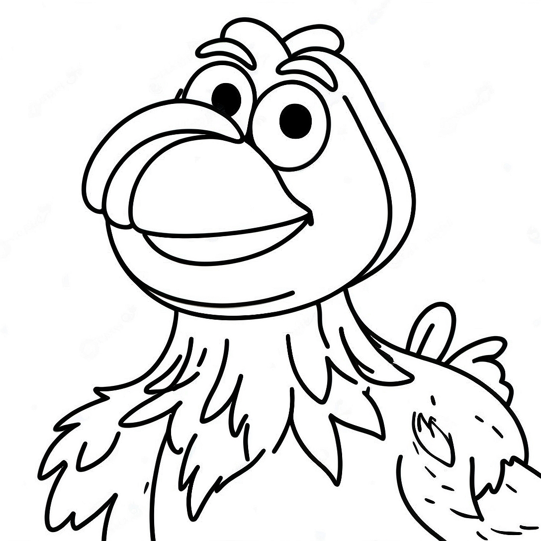 Grover Coloring Page | Grover coloring page