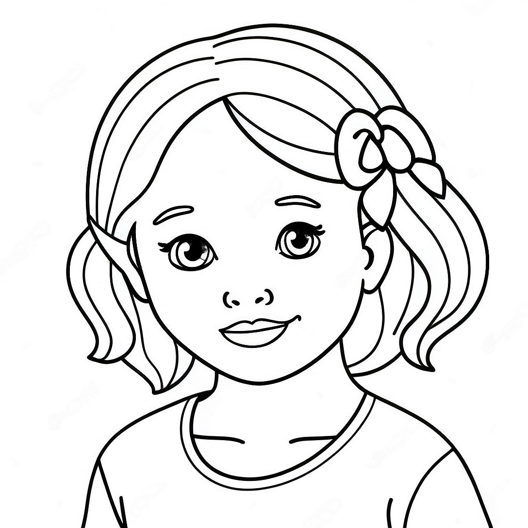 Girl Coloring Page | Girl coloring page