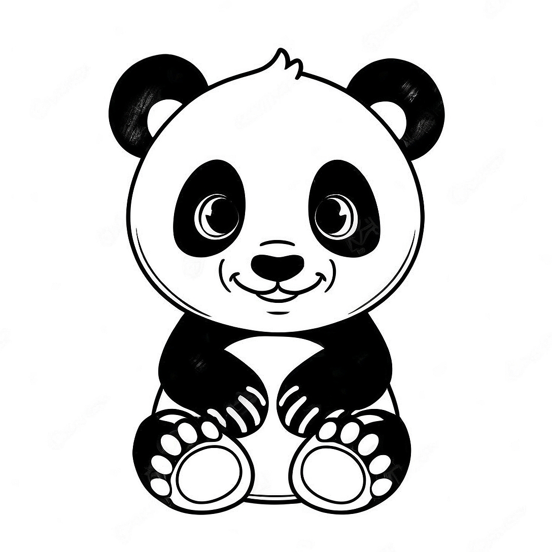 Baby Panda Coloring Page | Baby Panda coloring page