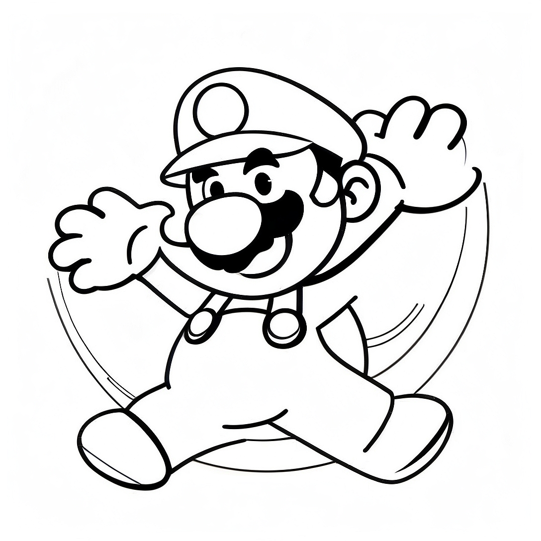 Mario Odyssey Coloring Page | Mario Odyssey coloring page