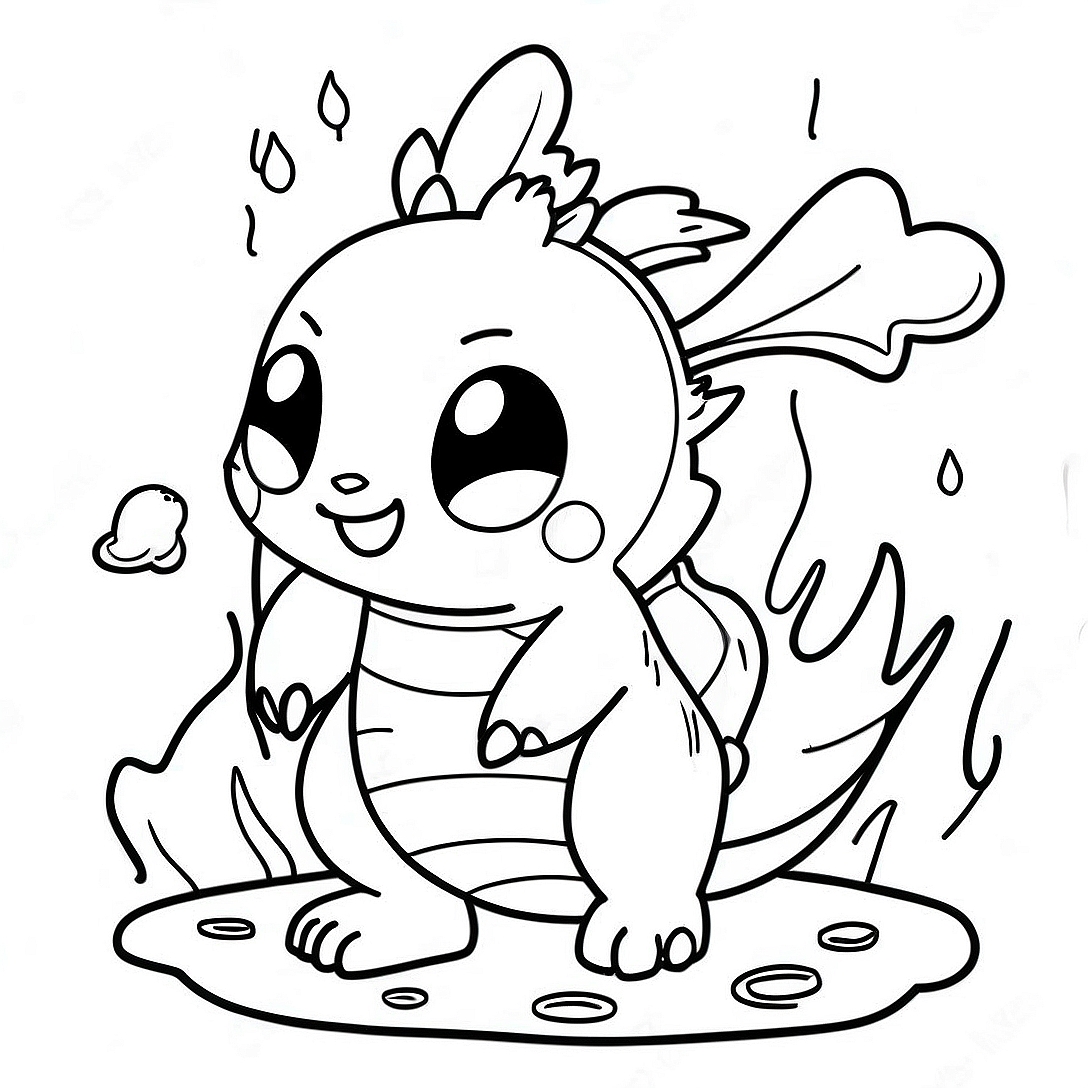 Fire Pokemon Coloring Page | Fire Pokemon coloring page