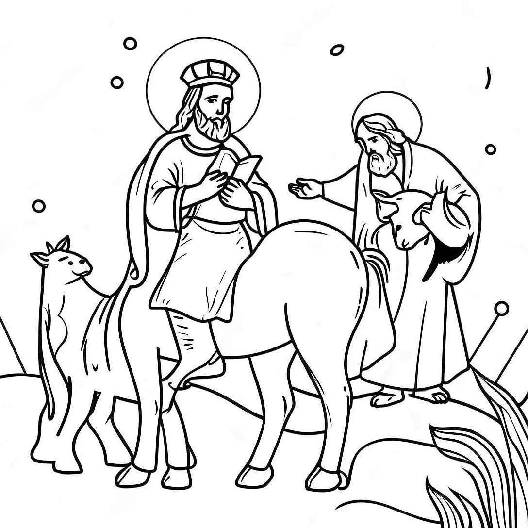 Epiphany Coloring Page | Epiphany coloring page