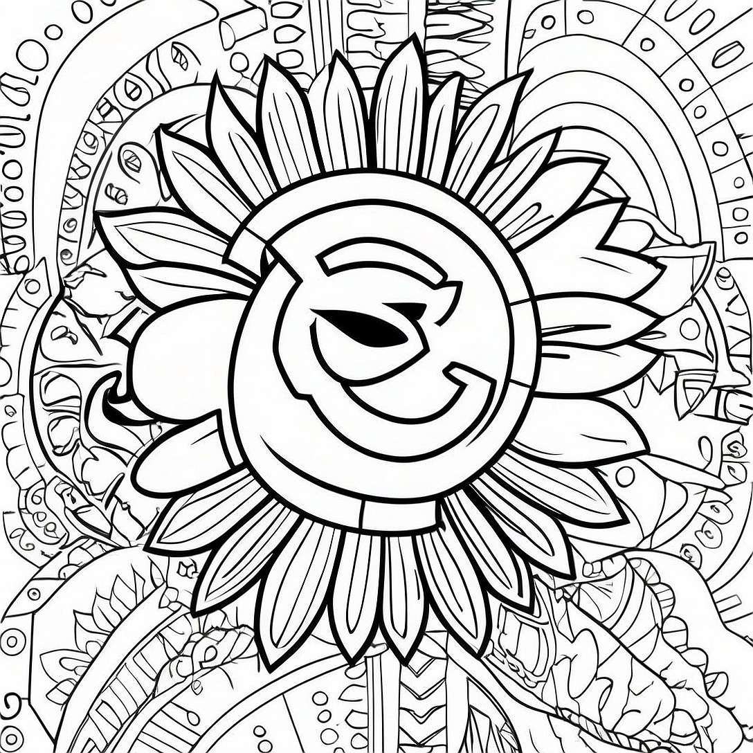 Chiefs Logo Coloring Page | Chiefs coloring page