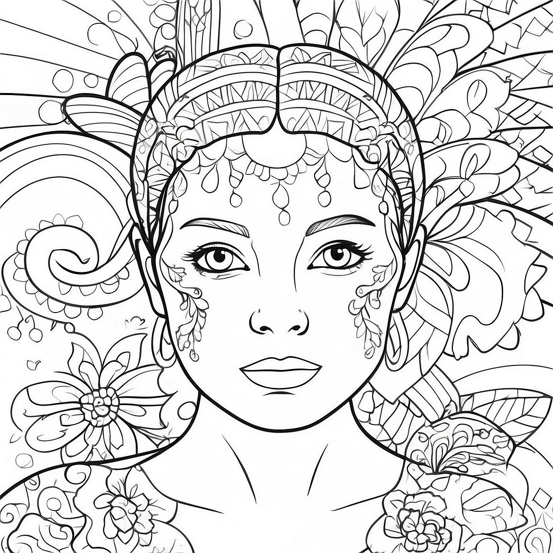 Mental Health Awareness Coloring Page | Mental Health Awareness coloring page