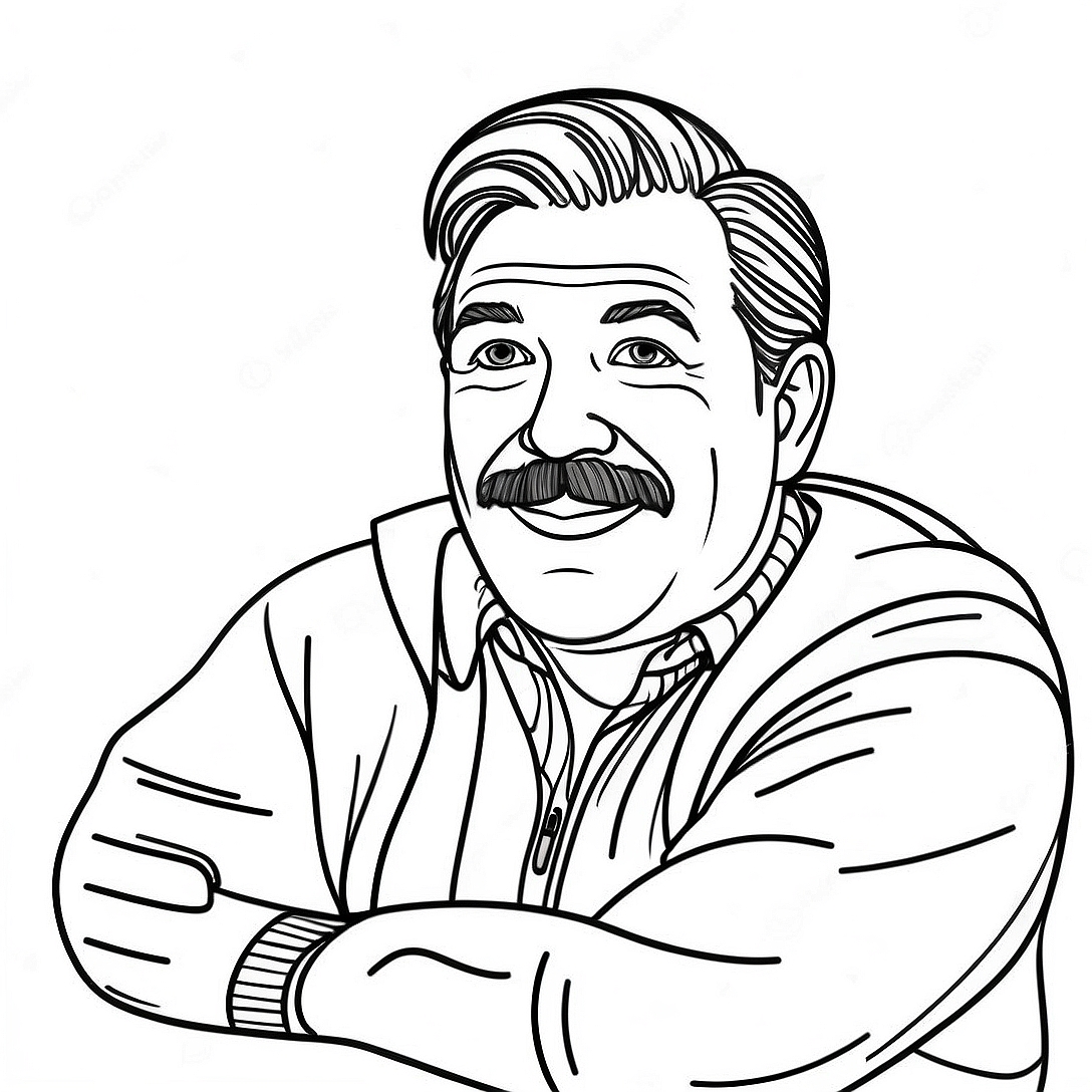 Ted Lasso Coloring Page | Ted Lasso coloring page