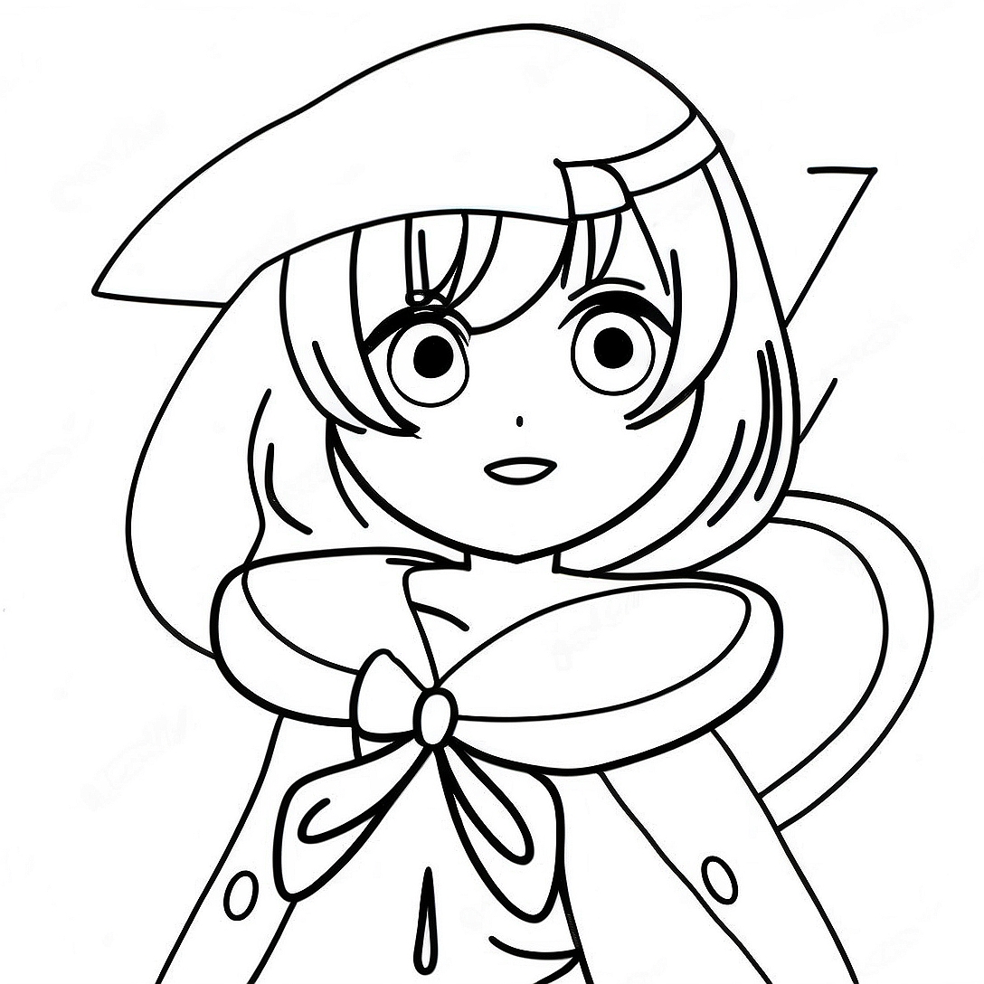 Sailor Saturn Coloring Page | Sailor Saturn coloring page