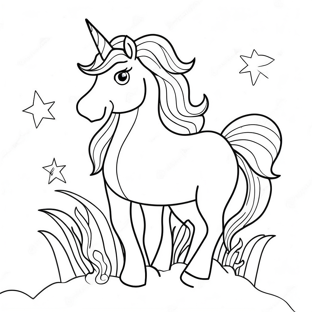 The Last Unicorn Coloring Page | The Last Unicorn coloring page