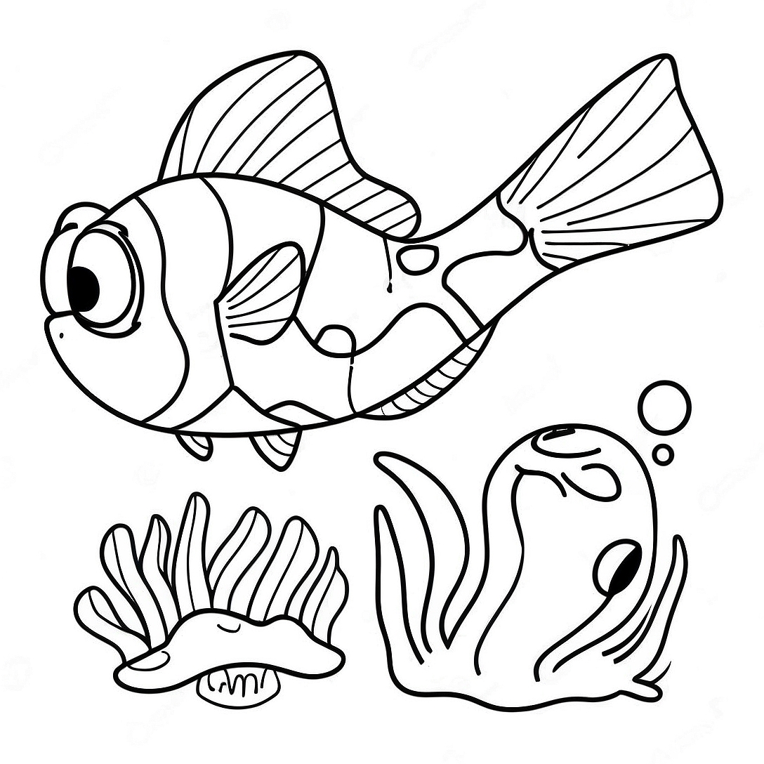 Finding Dory Coloring Page | Finding Dory coloring page
