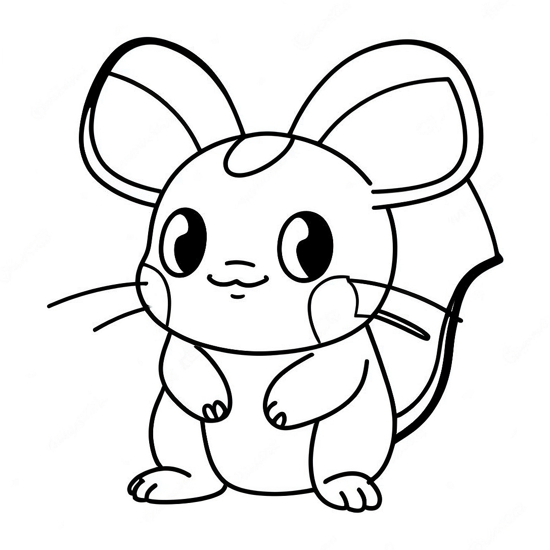 Raichu Coloring Page | Raichu coloring page