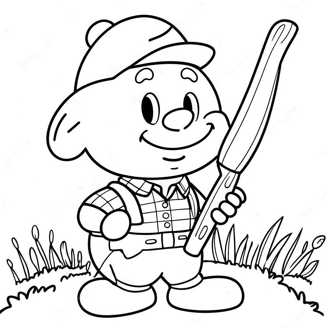 Elmer Fudd Coloring Page | Elmer Fudd coloring page