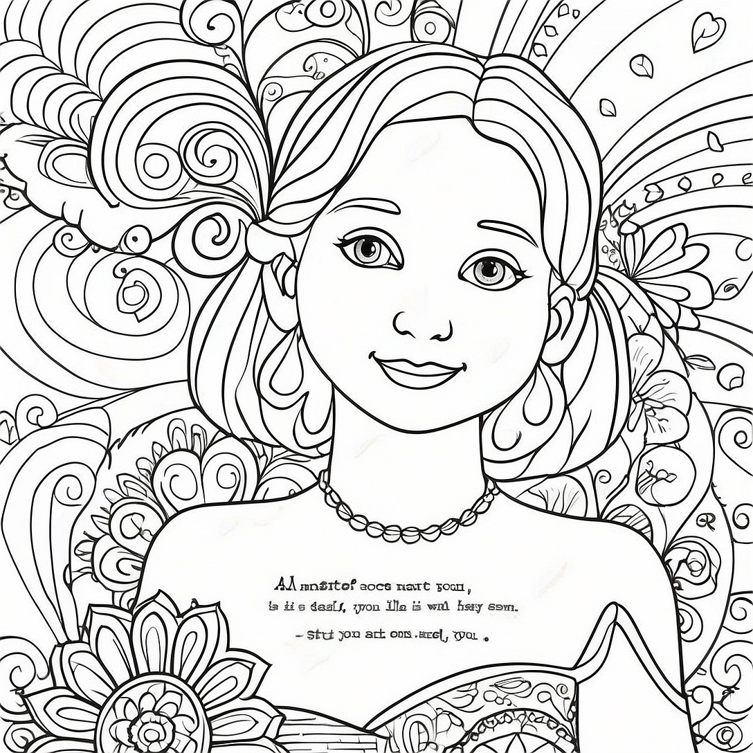 You Matter Heartwarming Quotes Coloring Page | You Matter coloring page