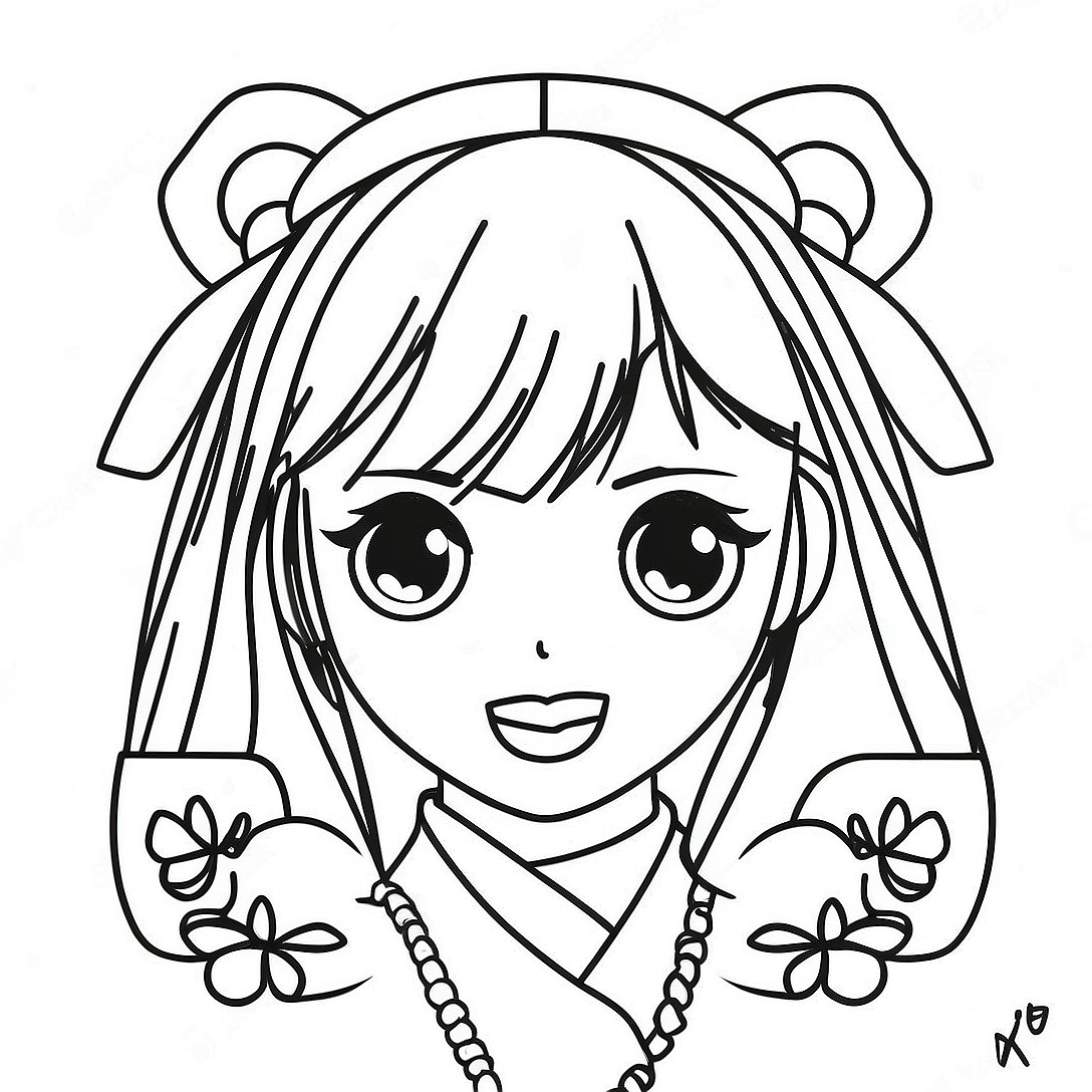 Kakegurui Logo Coloring Page | Kakegurui coloring page