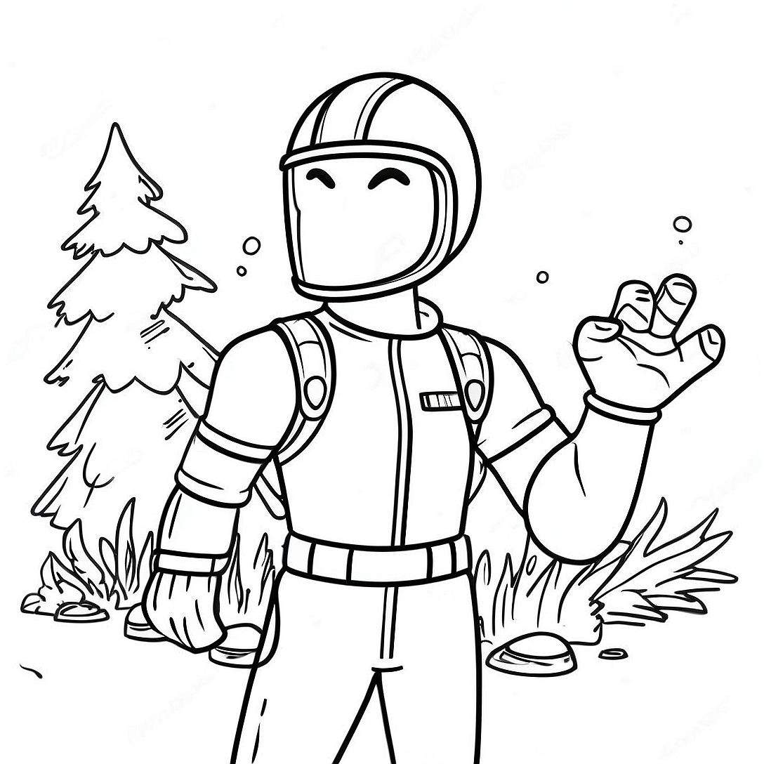 Fortnite Chapter 2 Season 2 Coloring Page | Fortnite Chapter 2 Season 2 coloring page