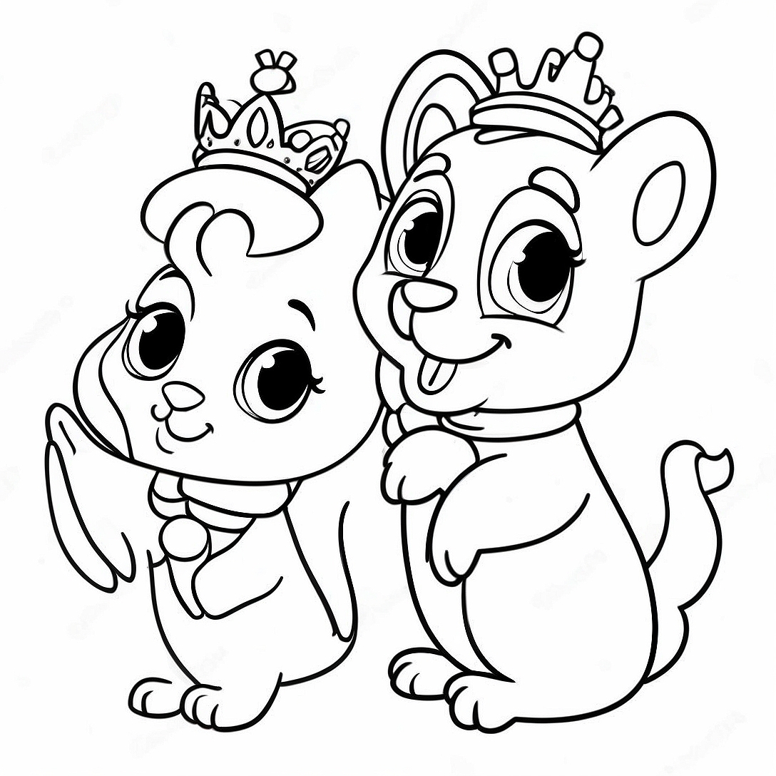 Palace Pets Coloring Page | Palace Pets coloring page