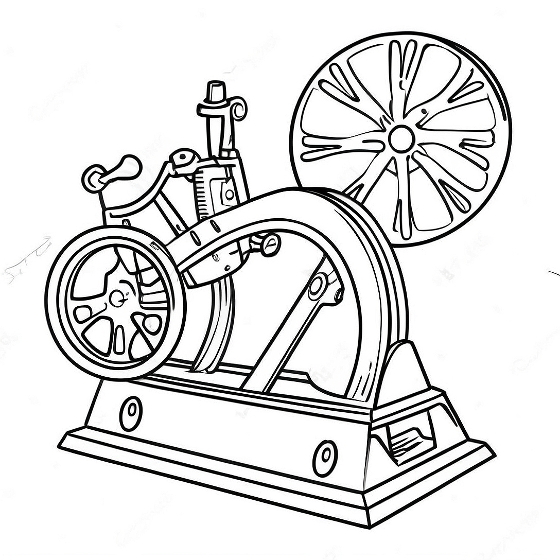 Simple Machines Coloring Page | Simple Machines coloring page