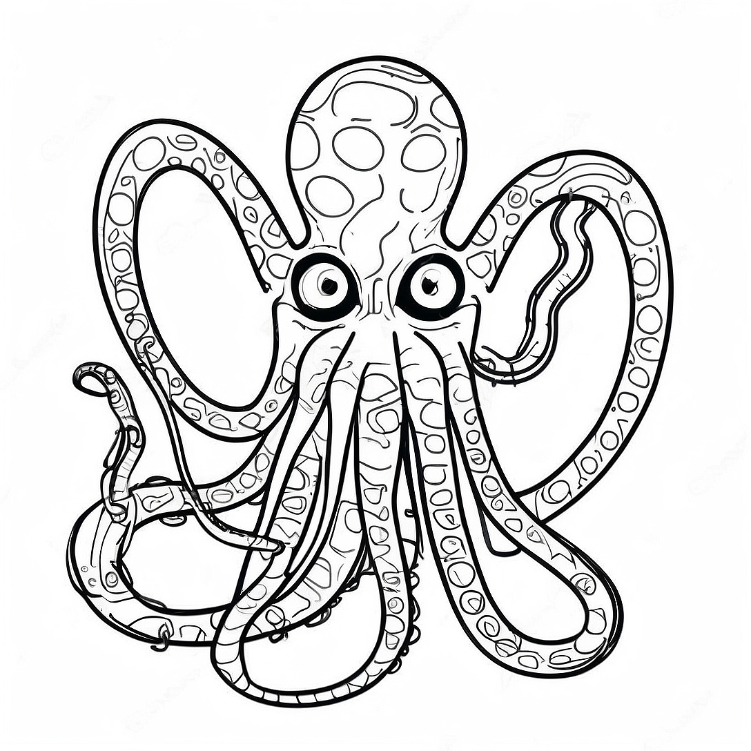 Doc Ock with Tentacles Coloring Page | Doc Ock Spidey coloring page