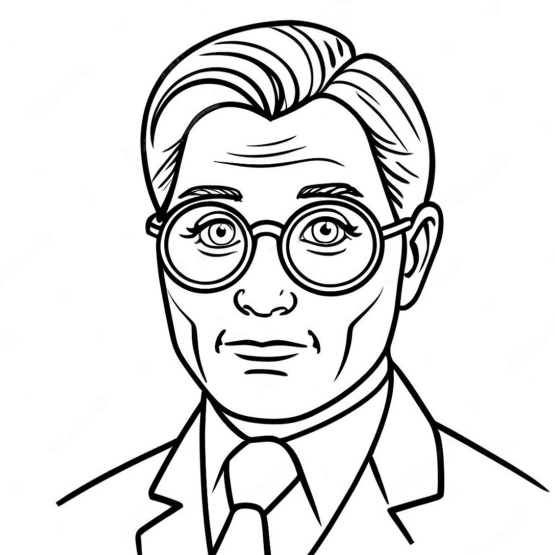 Eye Doctor Coloring Page | Eye Doctor coloring page