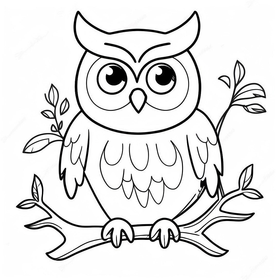 Halloween Owl Coloring Page | Halloween Owl coloring page