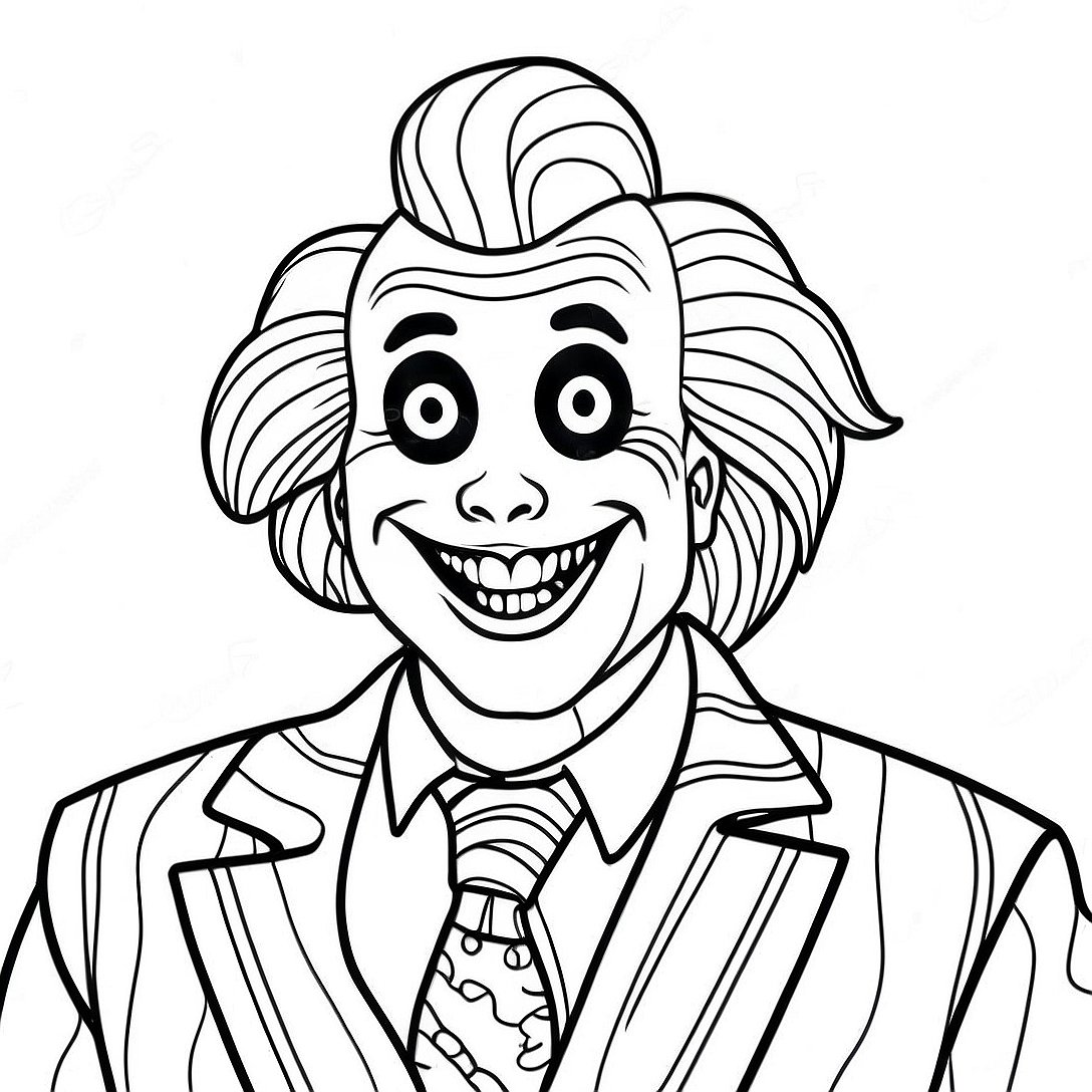 Beetlejuice Coloring Page | Beetlejuice coloring page