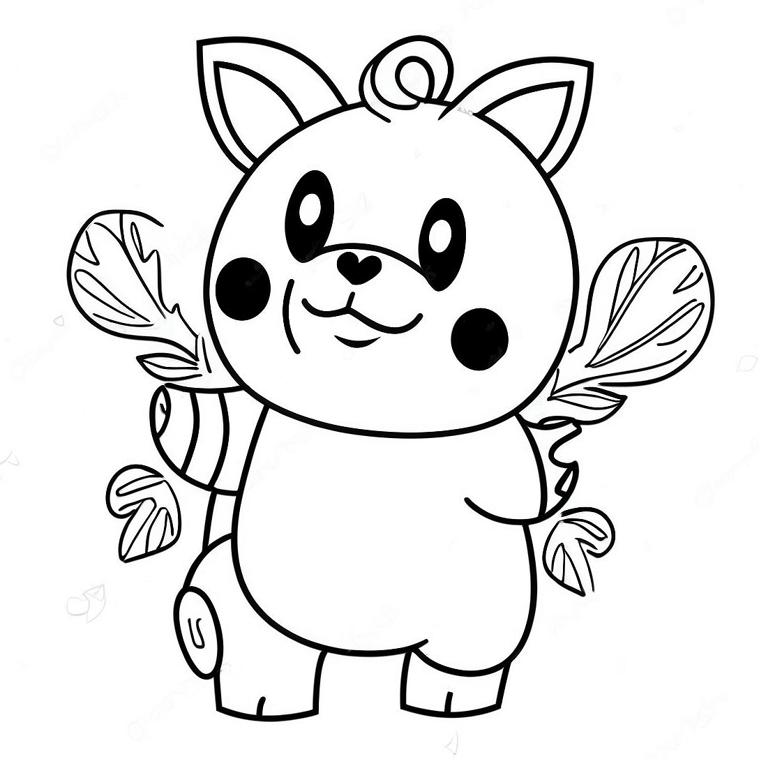 Roblox Piggy Kraxicorde Coloring Page | Roblox Piggy Kraxicorde coloring page
