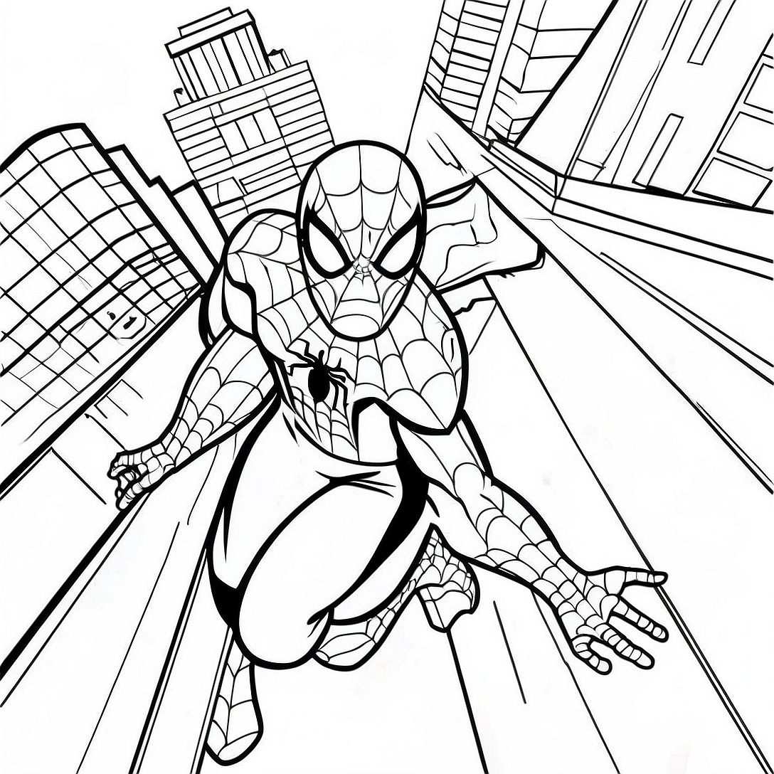 Spider Man No Way Home Coloring Page | Spider Man No Way Home coloring page