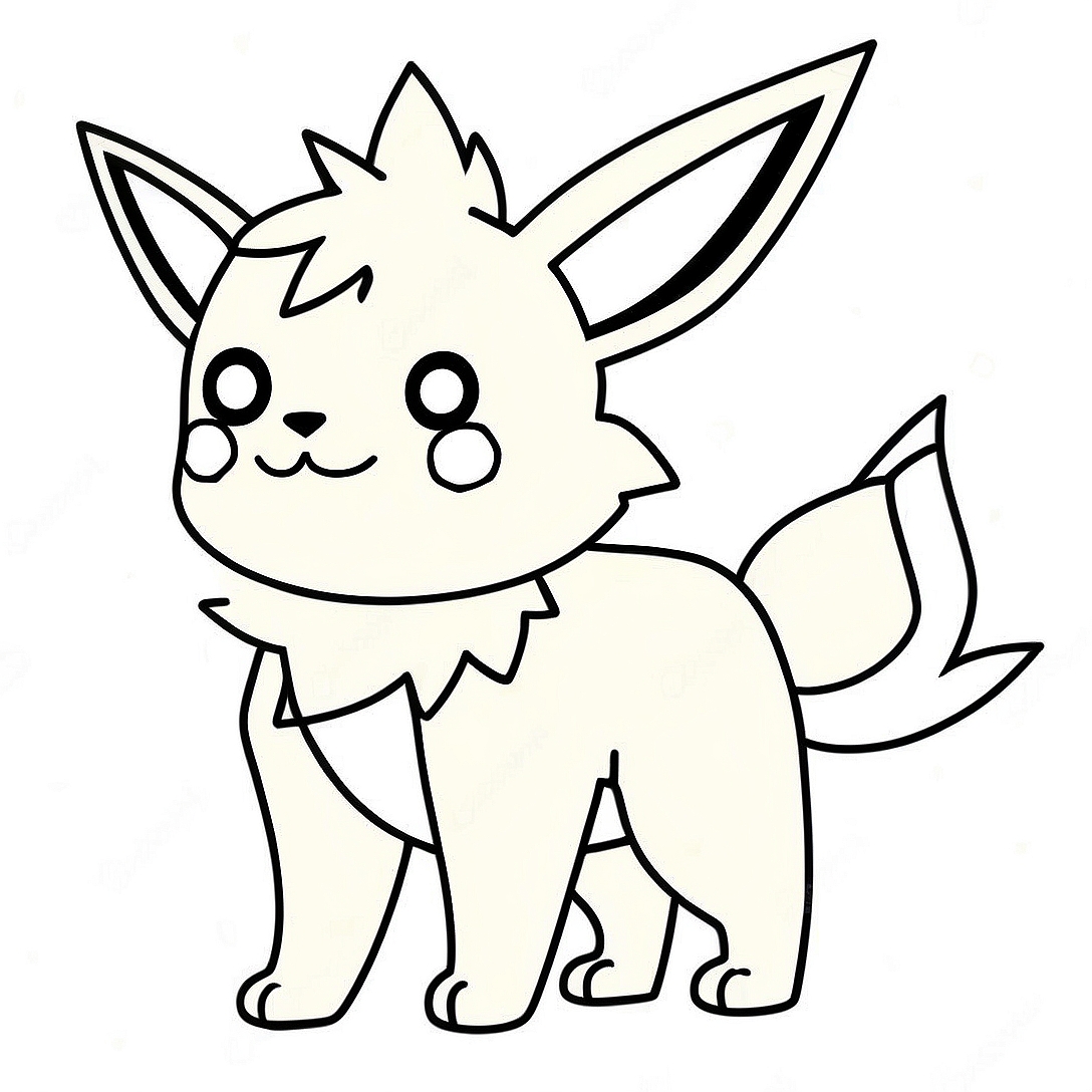 Jolteon Coloring Page | Jolteon coloring page