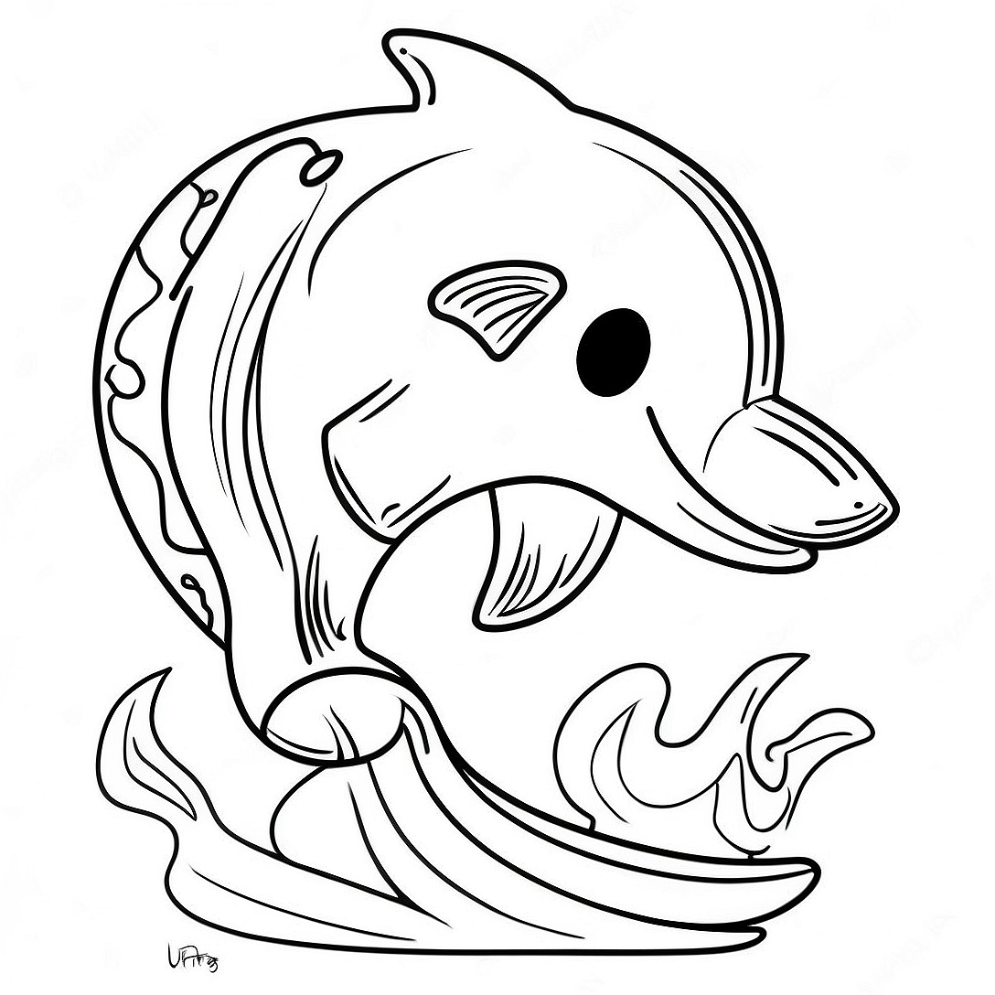 Miami Dolphins Logo Coloring Page | Miami Dolphins coloring page