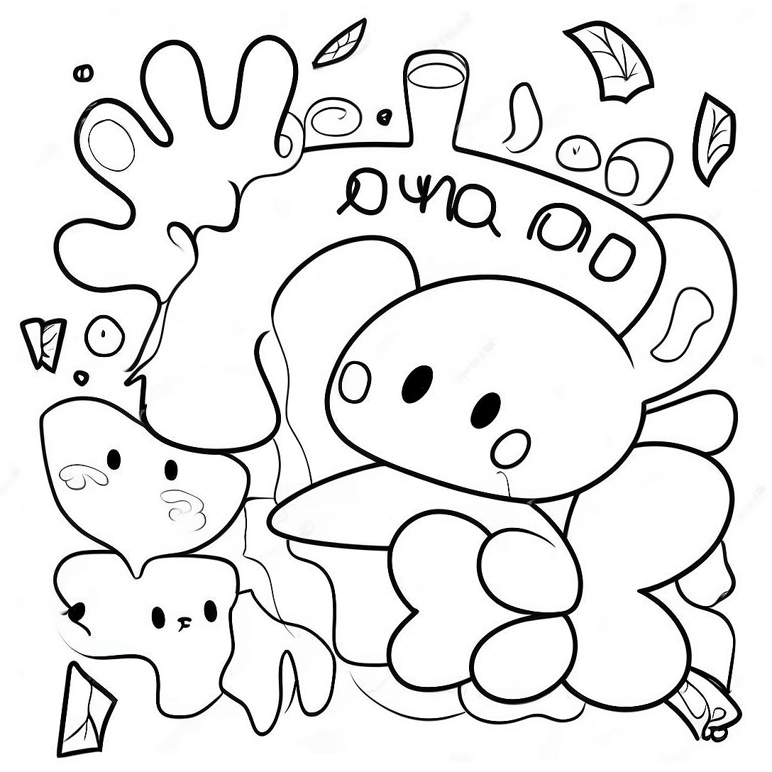 Funny Spelling Words Coloring Page | Spelling coloring page