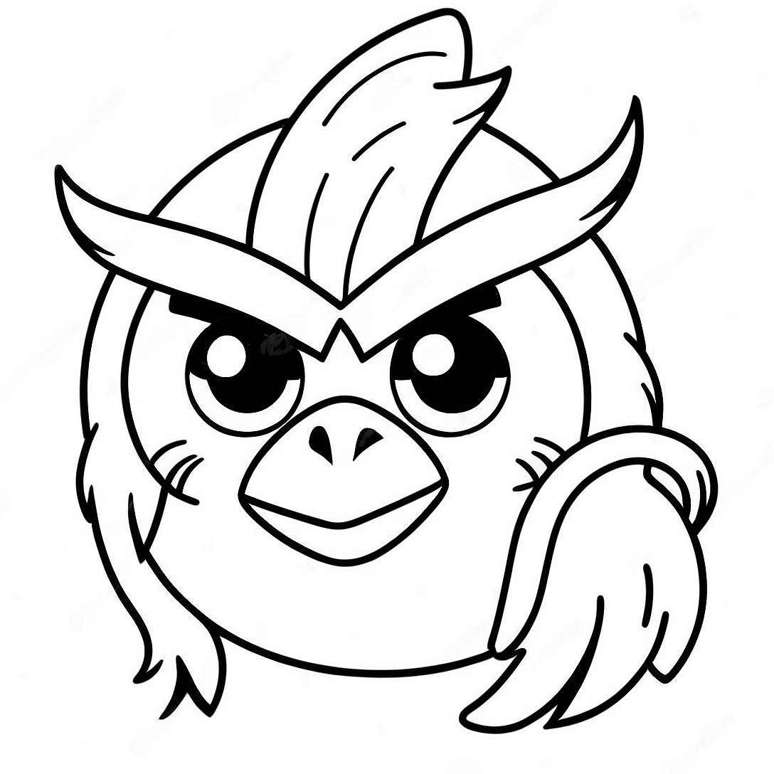Angry Birds Star Wars Coloring Page | Angry Birds Star Wars coloring page