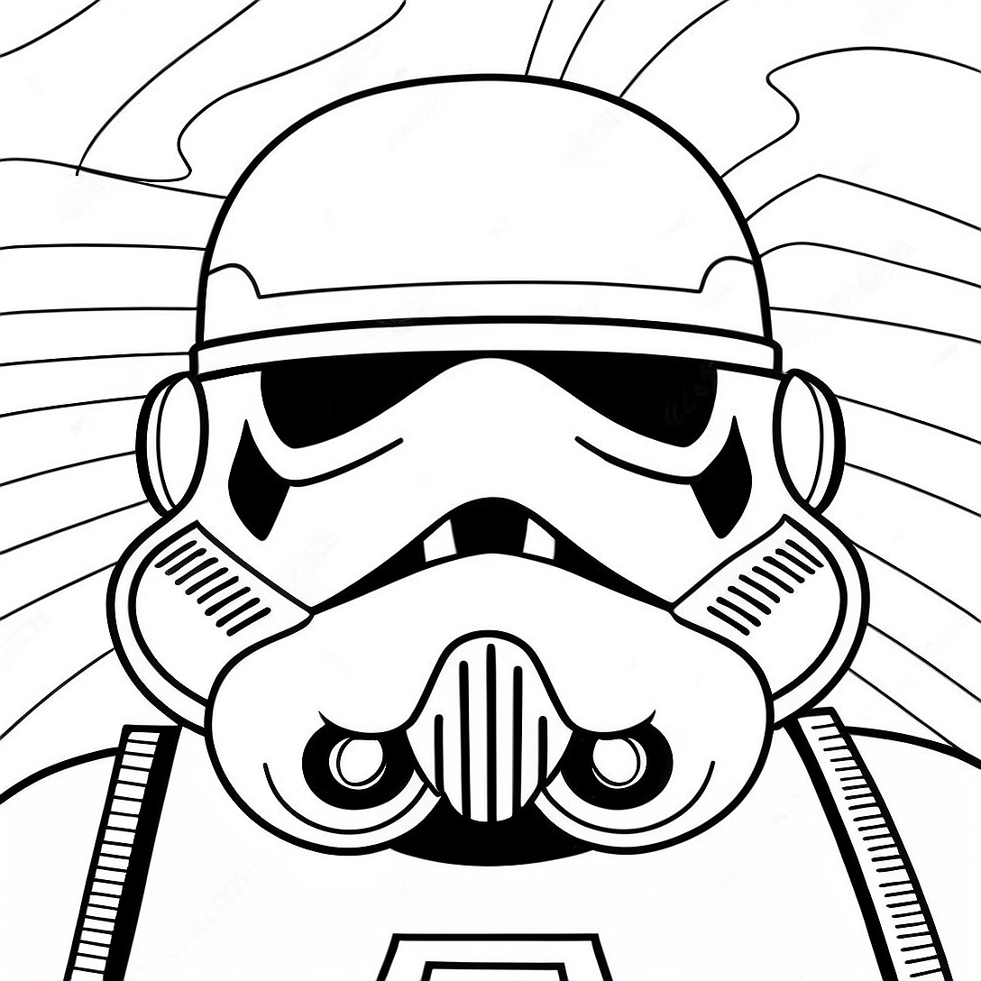 Storm Trooper Coloring Page | Storm Trooper coloring page