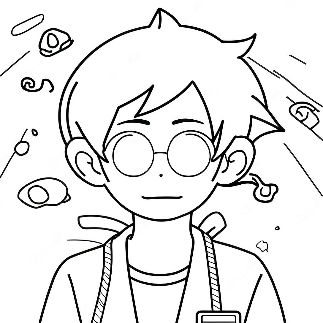 Muichiro Coloring Page | Muichiro coloring page