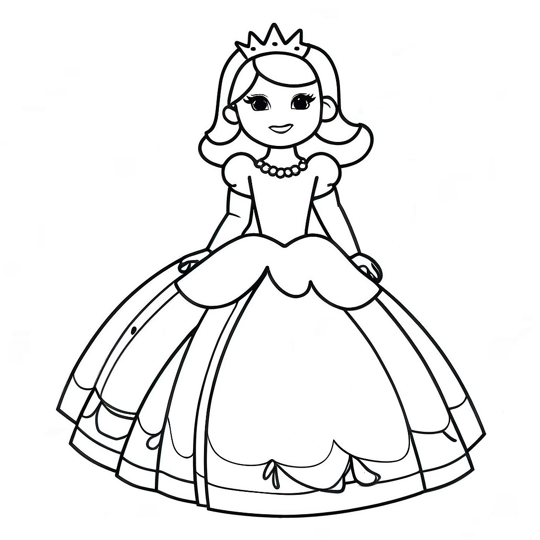 Roblox Princess Coloring Page | Roblox Princess coloring page