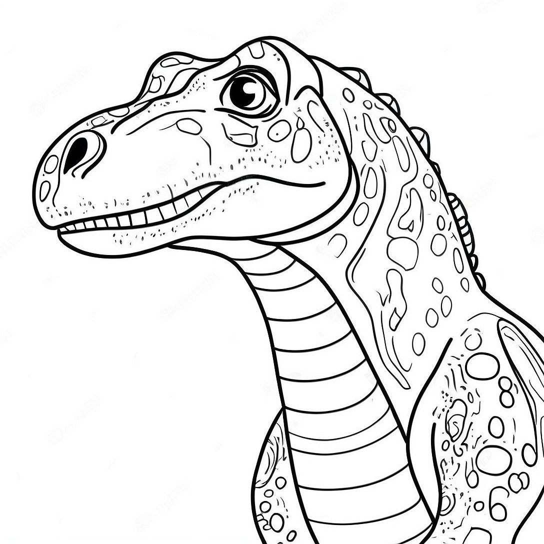 Allosaurus Coloring Page | Allosaurus coloring page